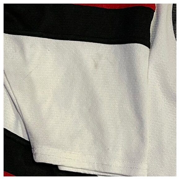 Beaver Trappers Hockey BTH Jersey No. 18 Athletic Knit AK White Black Red XL - Picture 6 of 13